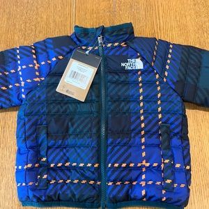 The North Face 4T Toddler Jacket Green Purple